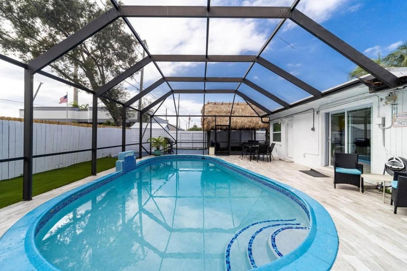 Private Heated Pool Villa In Ftl Near Beach Форт-Лодердейл Экстерьер фото