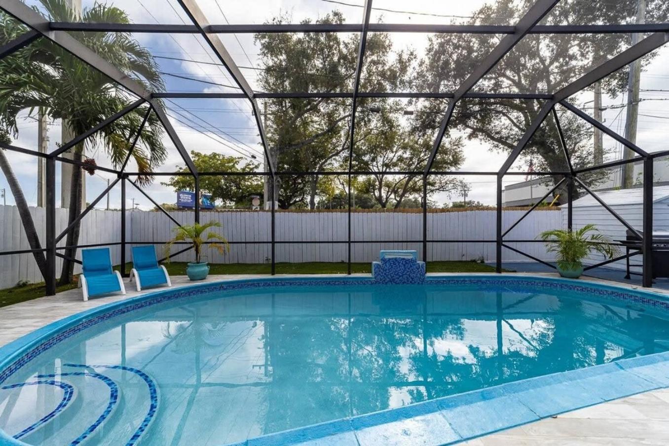 Private Heated Pool Villa In Ftl Near Beach Форт-Лодердейл Экстерьер фото